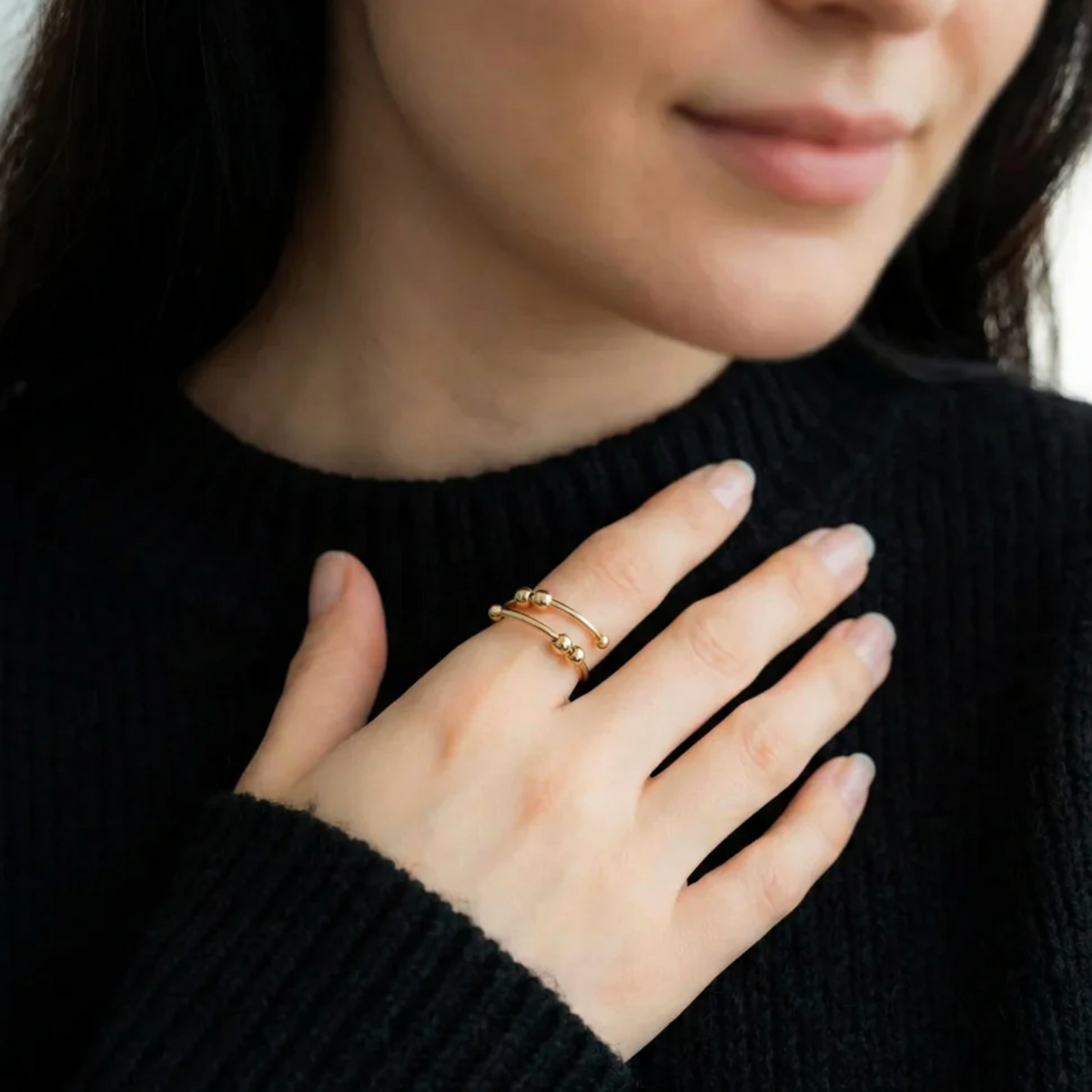 Fidget Beads Ring
